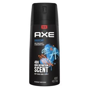 Axe Hour High Definition Scent Anarchy Deodorant Body Spray Dark