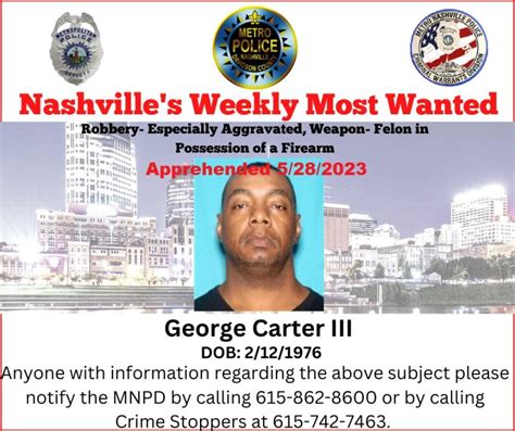 Nashville S Most Wanted Suspect In 2022 Shooting In Custody 1 Year Later