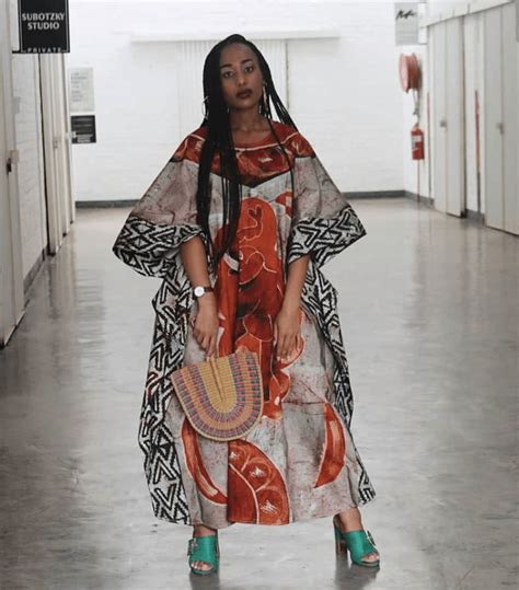 Mpho In African Print Boubou Dress | Clipkulture