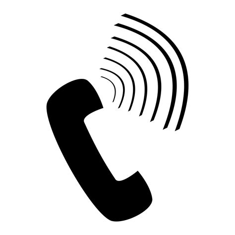 vector de icono de llamada telefónica. símbolo de teléfono sobre fondo