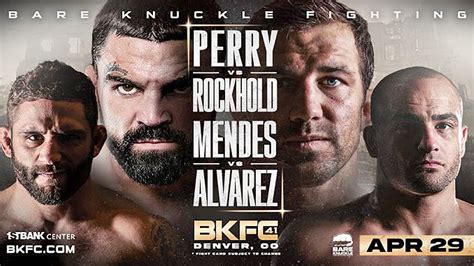 MIKE PERRY VS LUKE ROCKHOLD BKFC 41 PRELIMS YouTube