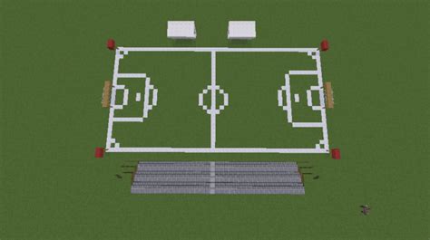 Small Football Field Minecraft Project