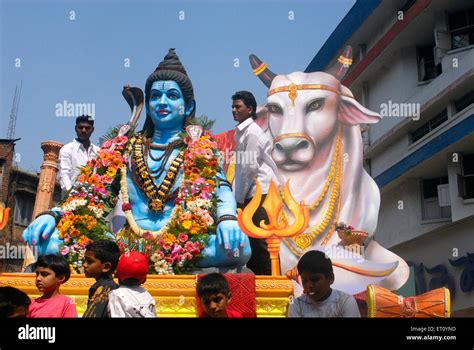 lord shiva nandi  res stock photography  images alamy