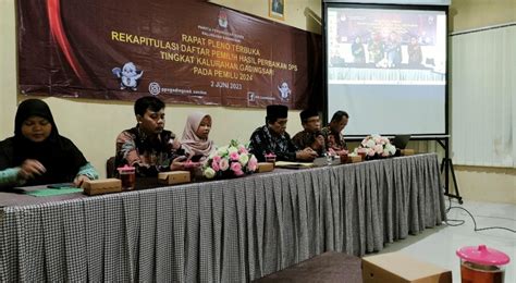 Lurah Gadingsari Hadiri Rapat Pleno Terbuka Rekapitulasi Daftar Pemilih