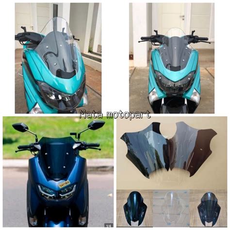 Jual Visor Nmax Model Tdr Sirip Winshield Yamaha Nmax New Old Visor