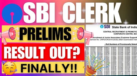 Sbi Clerk Prelims Result 2024 How To Check Sbi Clerk Prelims Result