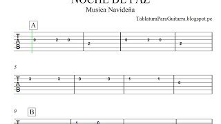 Noche De Paz Tablatura Para Guitarra Chords Chordify