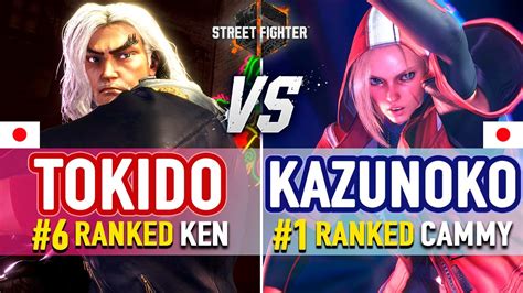 SF6 Tokido 6 Ranked Ken Vs Kazunoko 1 Ranked Cammy SF6 High