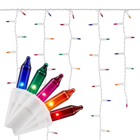 Home Accents Holiday 300 Light Multi Color Icicle Lights TOL 300 6WB C