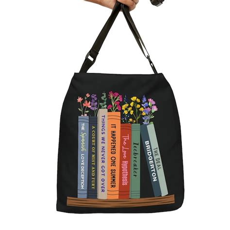 Book Worm Tote Bag Etsy