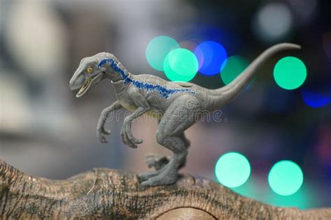 Mattel Brand Blue Velociraptor Toy Figure Dinosaur from the Jurassic ...