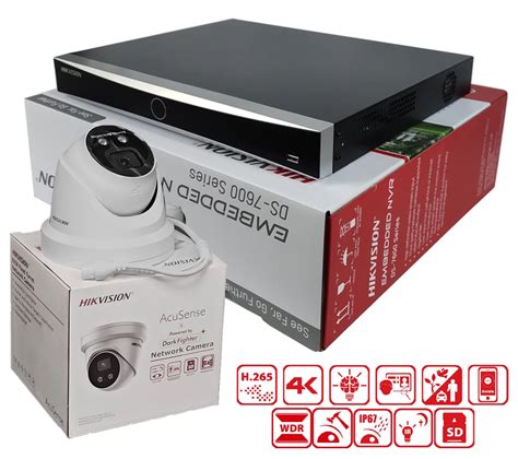 Zestaw Na Kamer Hikvision Mpx Ds Cd G I Acusense Rejestrator