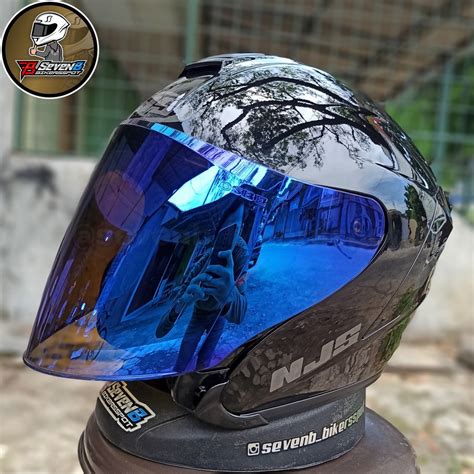 Jual Visor Kaca Venom Flat Iridium Original Pnp Helm Kyt Kyoto Djmaru