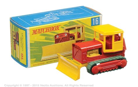 Matchbox Regular Wheels No16d Case Tractor Bulldozer Matchbox