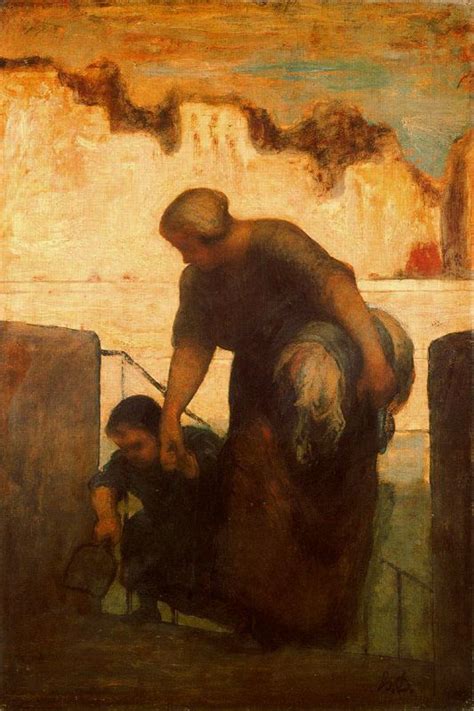 Las lavanderas 1863 Honoré Daumier