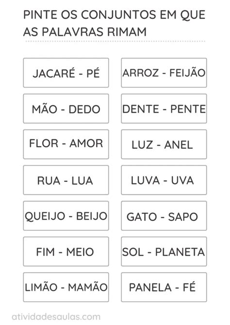Palavra Que Rima Com Bonita
