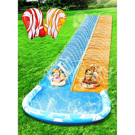 Sloosh Water Slide With 2 Bodyboards Joiedomi