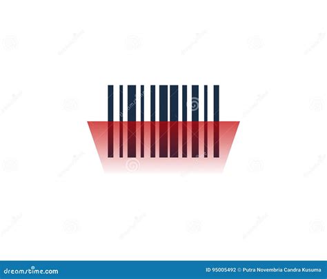 Barcode Icon Logo Design Element Stock Vector Illustration Of Price