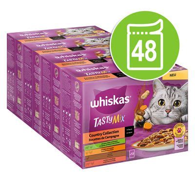 Mixpaket von verschiedenen Nassfutter Varianten für Katzen lecker und