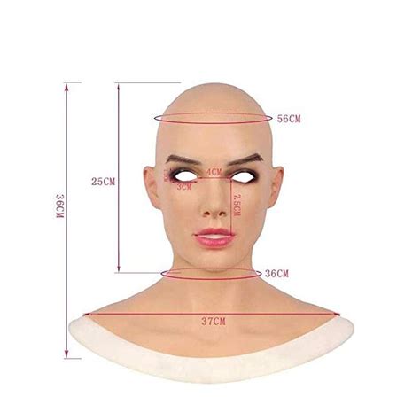 Mua Tianbi Realistic Female Latex Head Cover Full Head Realistic