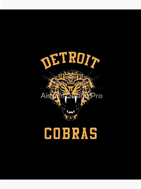 The Detroit Cobras Poster For Sale By Aissam El Redbubble