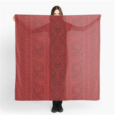 "Maori tribal pattern – The Whakairo art of carving" Scarf for Sale by ...