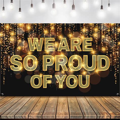 Buy We Are So Proud Of You Banner X Inch Graduation Party