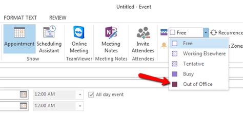 How To Create Outlook Out Of Office Calendar Event Block Nextofwindowscom