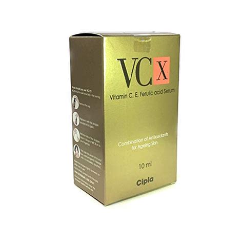 Cipla Vcx Vitamin C E Ferulic Serum 10ml Dermal Shop