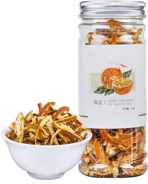 Dry Orange Peel Tea Organic Nature Sun Dried Tangerine Peel Slices