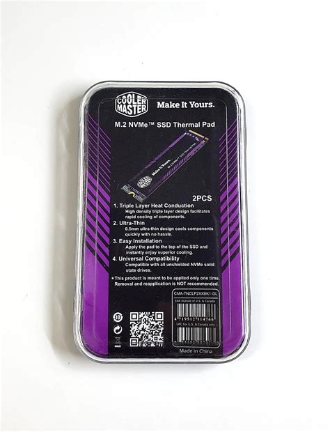 Cooler Master M2 Nvme Ssd Thermal Pad