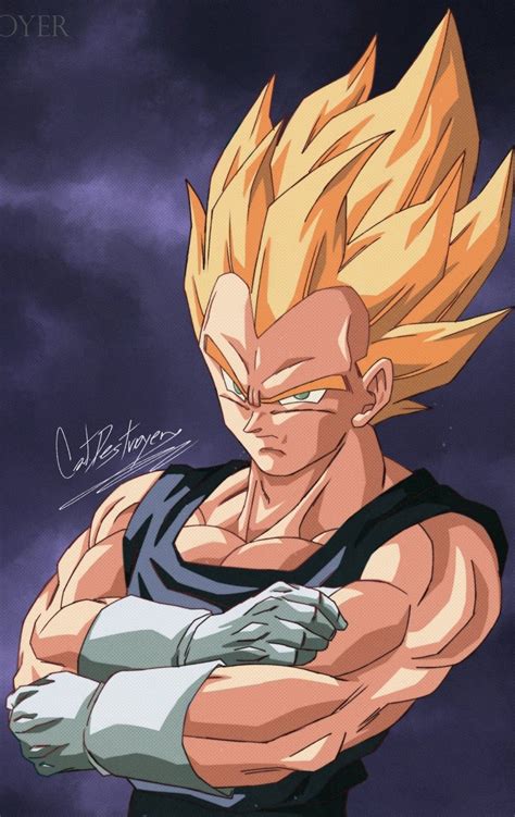 Vegeta Ssj By Catdestroyer Personajes De Dragon Ball Dibujo De Goku