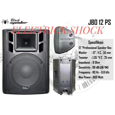 Jual Speaker Pasif Blackspider Jbo Ps Speaker Inch Jbo Ps