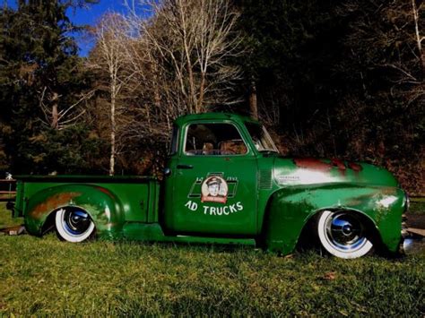 Chevy Truck Bagged Patina Air Ride Not C Low Rider Rat Rod