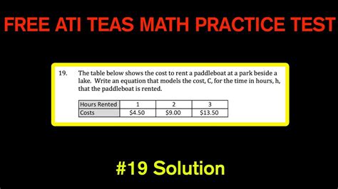 TEAS Math Practice Test Every Answer Explained 52 OFF