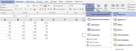 Formatowanie warunkowe w zależności od innej komórki Poradnik Excel