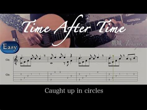 Cyndi Lauper Time After Time Easy Ver Fingerstyle Guitar Tab