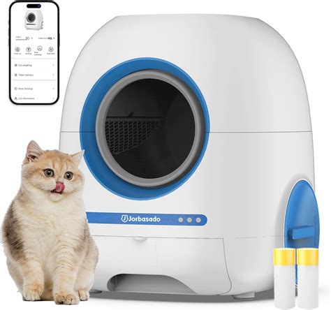 Amazon J JORBASADO Self Cleaning Cat Litter Box Large Automatic