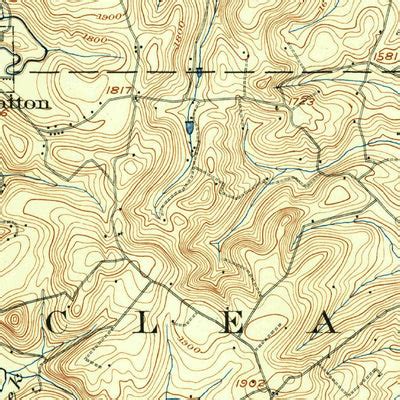 Patton, PA (1902, 62500-Scale) Map by United States Geological Survey | Avenza Maps