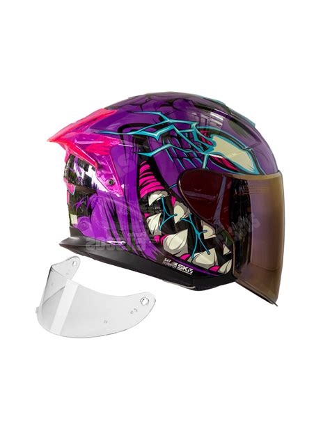 Casco Abierto Shaft Dv Hallow Morado