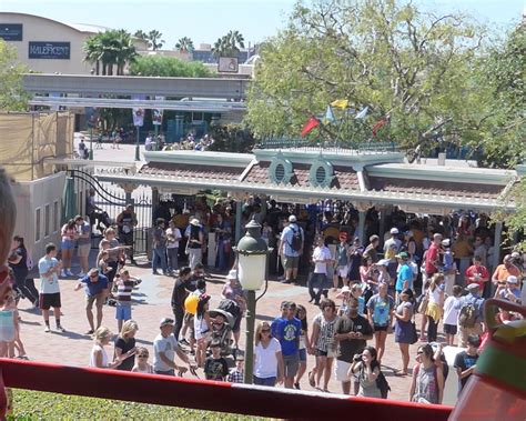 Disneyland Park Main Entrance And Turnstiles Anaheim California