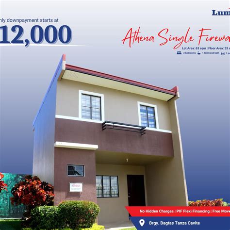 Single Attached Athena Unit For Sale In Tanza Cavite House And Lot