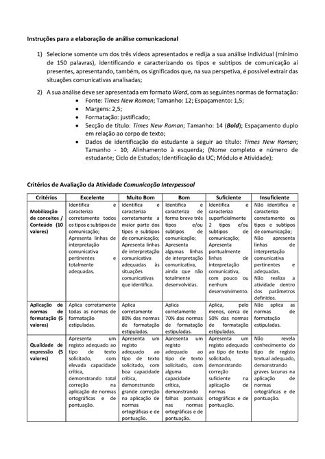 1 Instru ÃÃµes para a elabora ÃÃo de an Ãlise comunicacional pdf