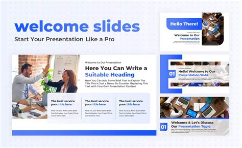 Free Welcome Slide Template For Presentations Powerpoint School