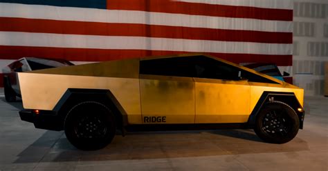 Gold Plated Tesla Cybertruck Shows Subtlety Is Dead Carexpert