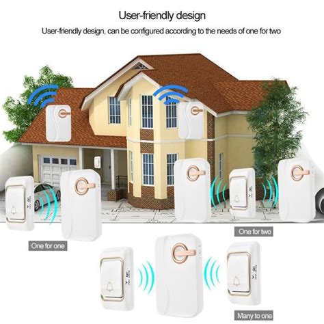 Sonnette Piles Sonnette Sans Fil Pour La Maison Sonnette Tanche