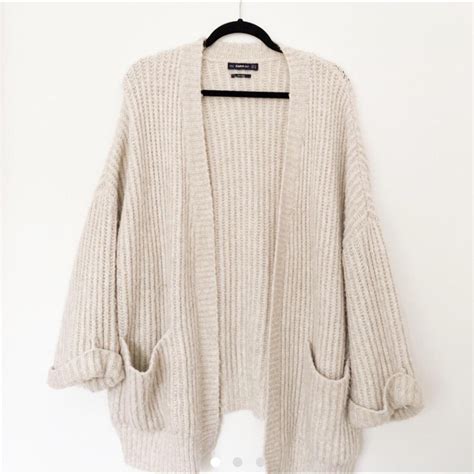 Beautiful Zara Oversized Knit Cardigan This Is A Depop