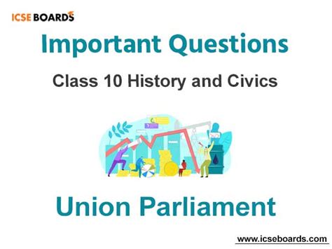 Union Parliament Icse Class Questions And Answers