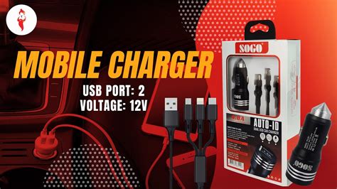 Sogo Fast Car Charger 3 In 1 YouTube