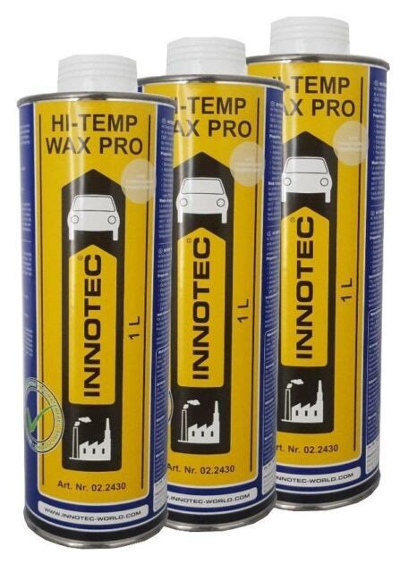 Innotec Hi Temp Wax Pro Unterbodenschutz Hohlraumschutz Wachs 3x 1l Online Kaufen Ebay